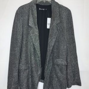 NWT 7th Avenue NY & Co Blazer Metallic Medium